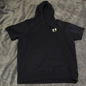 EUC Navy Under Armour Sleeveless Hoodie Size Medium